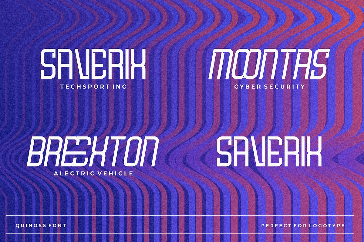 Quinoss - Modern Sport Font, a Sans Serif Font by figuree studio (Photo 4 of 10)