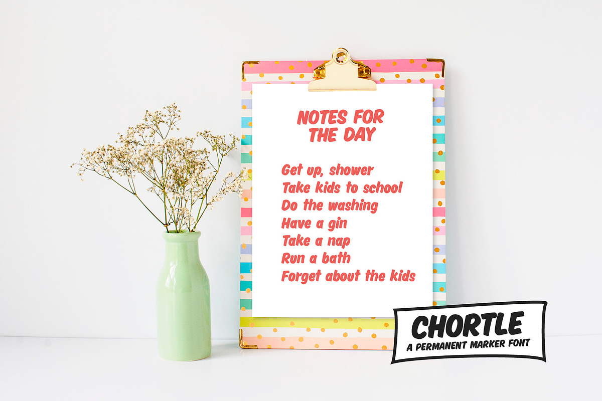 Chortle Sign Painter & Marker Font, a Font by Little Type Factory (Photo 8 of 10)