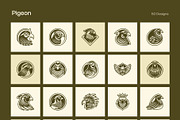1500 Bird Logo Art Set, a Solid Icon by Creative Stall (Thumbnail 24 of 38)