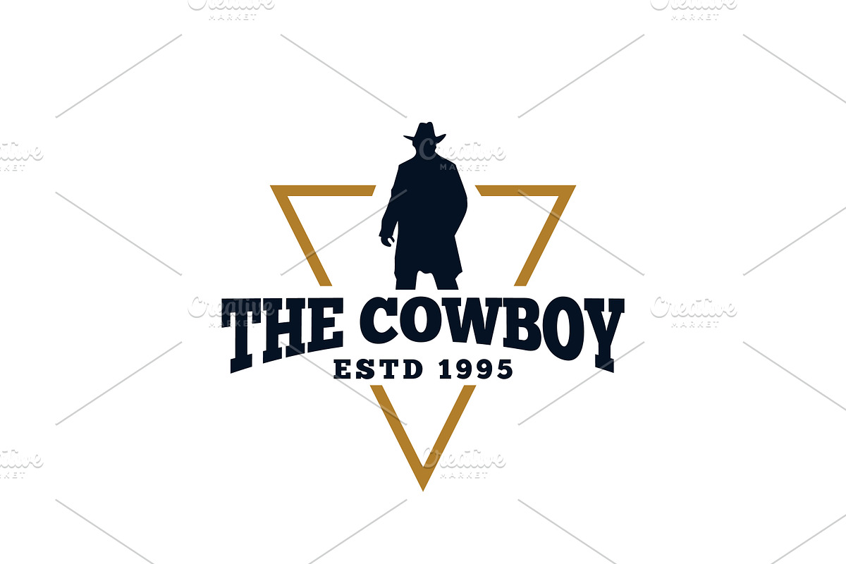Vintage Cowboy Logo Design, a Branding & Logo Template by AlvinStd