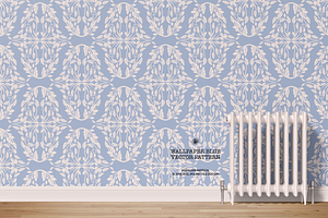 Wallpaper Blue Pattern