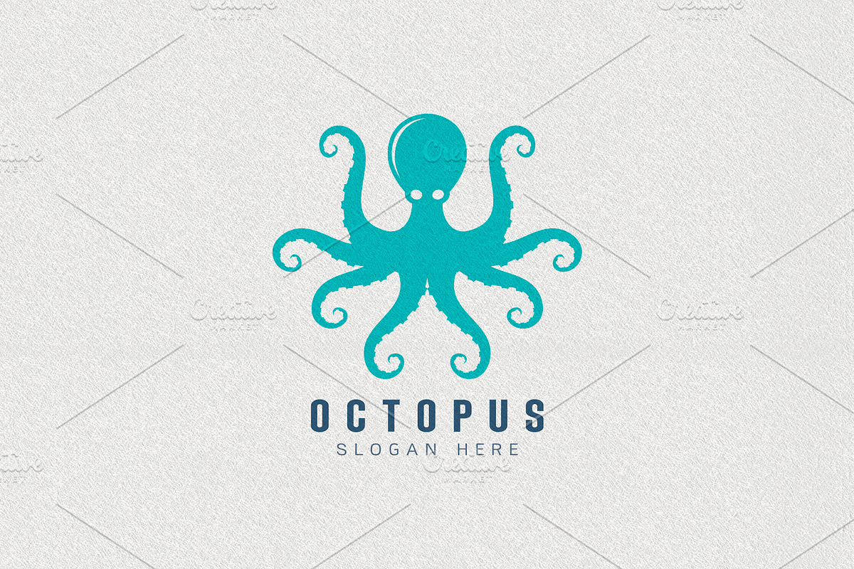Octopus isolated logo template, a Branding & Logo Template by essense (Photo 1 of 3)