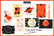 Hand Drawn Vector Horse Set, an Animal Illustration by Pásha (Thumbnail 4 of 5)