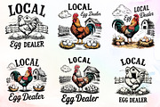 Funny Chicken Shirt Design Easter Pn, an Illustration by Sublimation Artist (Thumbnail 1 of 9)