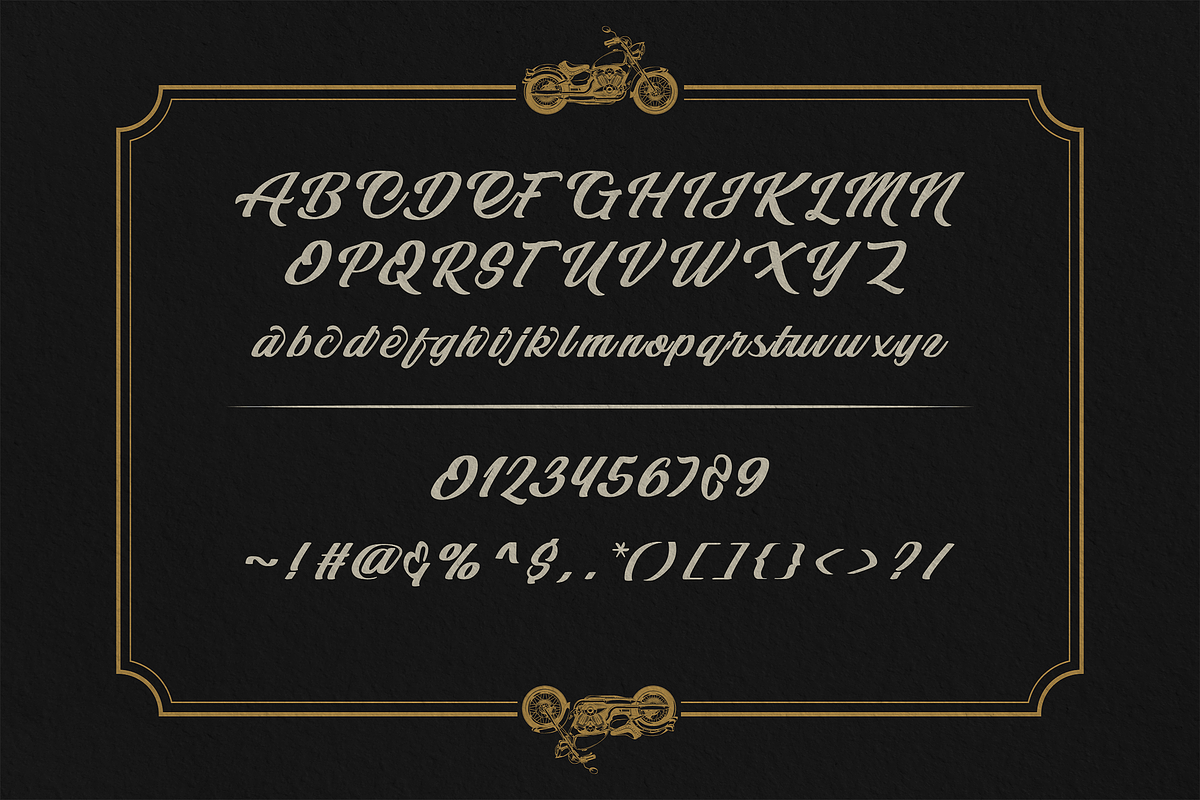 Retro Brush Script Font, a Handwritten Font by Graphue