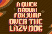 Blagak | Groovy Retro Font, a Font by twinstd (Thumbnail 2 of 12)