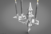 Chandelier 3d model (game ready), a Light 3D Model by Snji | 3D Models (Thumbnail 15 of 18)