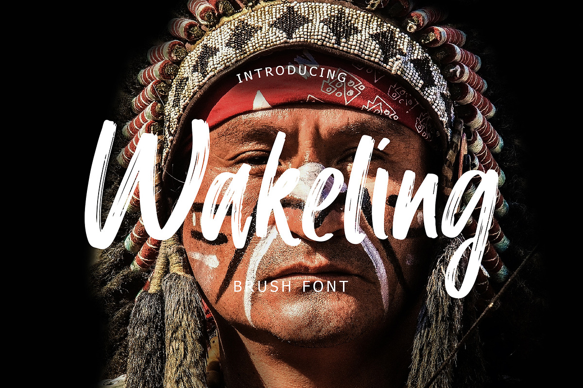 Wakeling Brush Font
