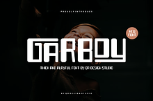 Garboy - Thick & Rounded Font