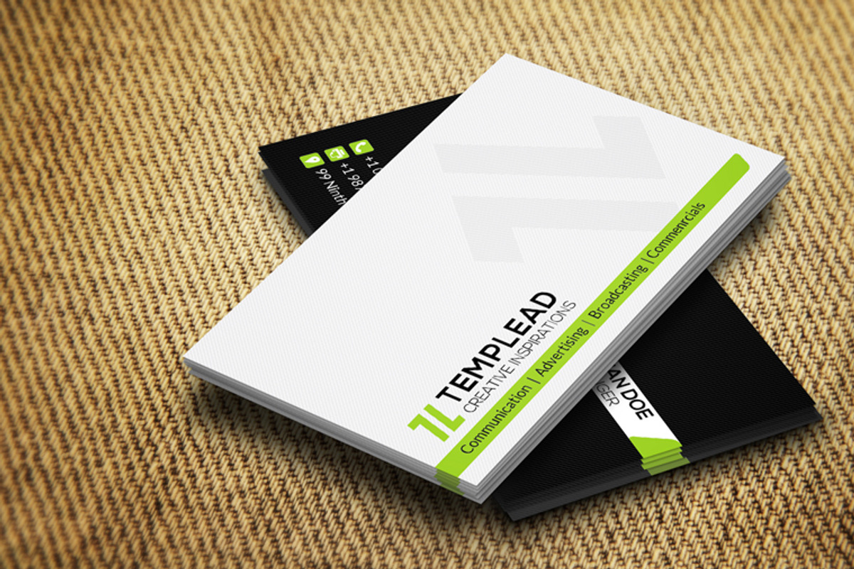 Corporate Business Card CM078, a Business Card Template by annozio (Photo 3 of 4)