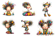 Quirky Birthday Cake clipart, an Illustration by CreationArt (Thumbnail 2 of 5)