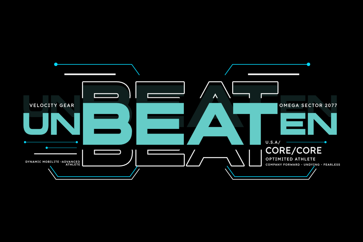 Mainard - Modern Sport Font, a Sans Serif Font by Masyafi Studio (Photo 3 of 8)