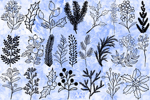 Wildflowers Winter Brushes Procreate