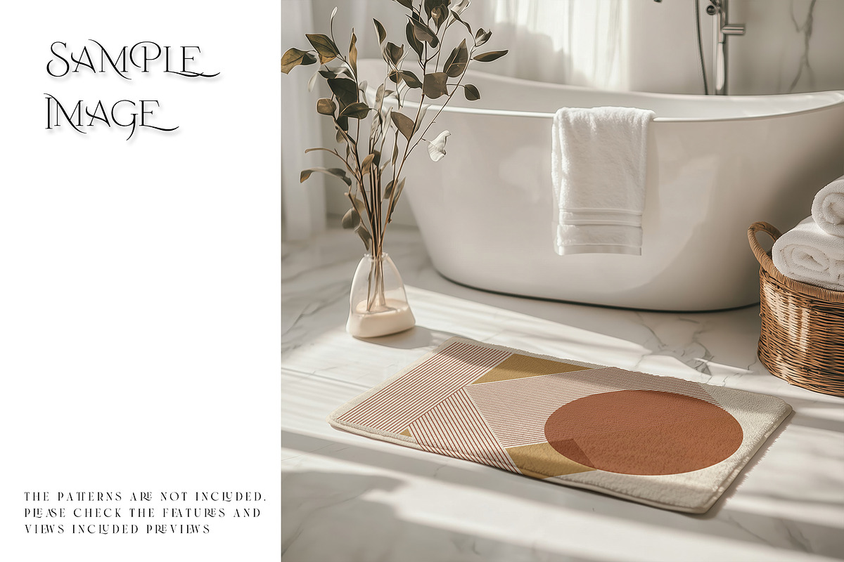 Bath Mat Mockups, a Household Mockup by mock-ups (Photo 6 of 11)