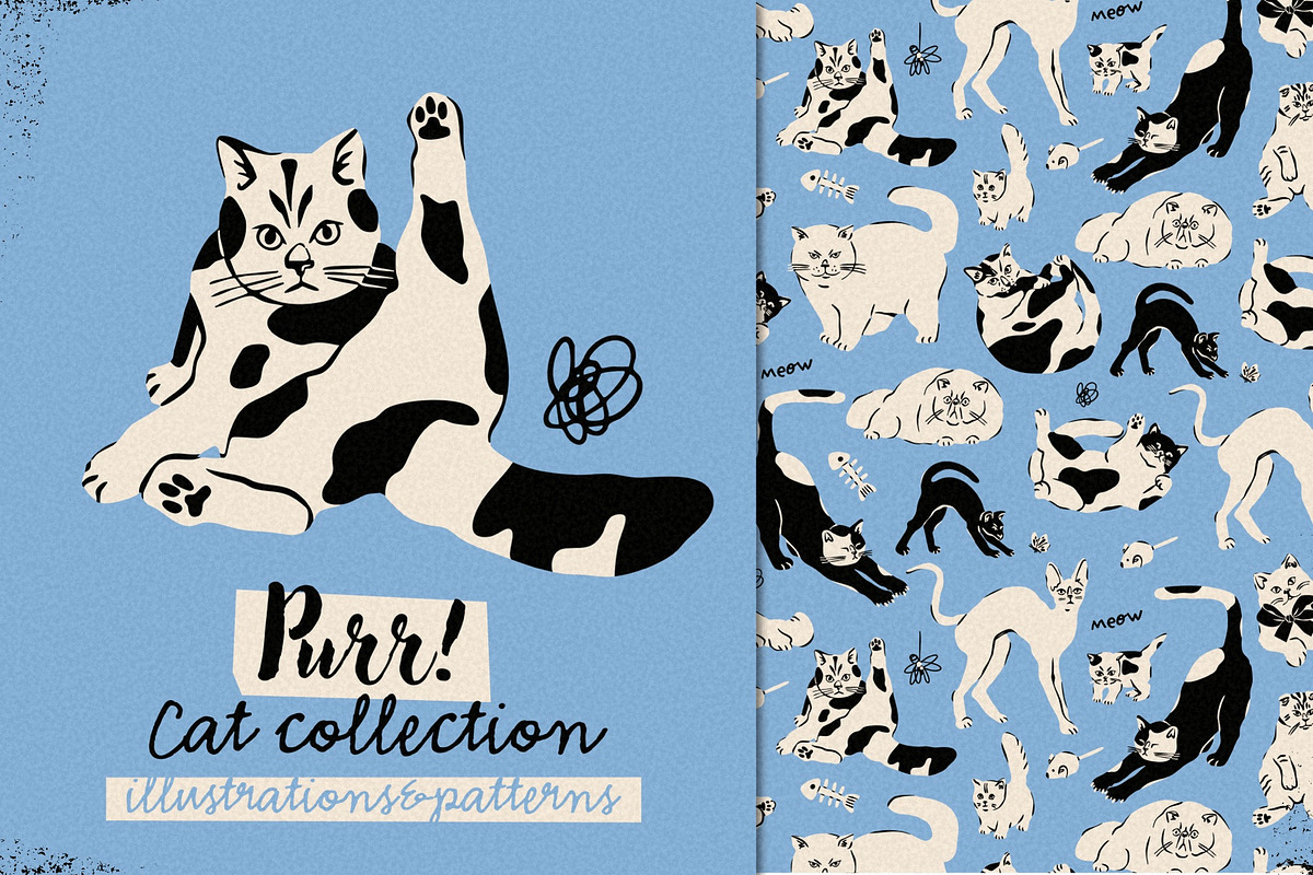 Purr! Cats collection, an Animal Illustration by Twisted Tail (Photo 1 of 10)