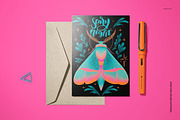 Halloween Moth 5x7 Card Template, a Card Template by creatsy5 (Thumbnail 4 of 5)