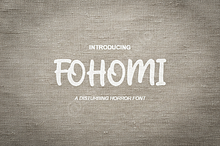 Fohomi - Elegant Serif Font for Luxu