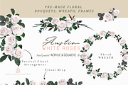White Austin Roses - Floral Set, a Graphic by SmallHouseBigPony (Thumbnail 5 of 6)