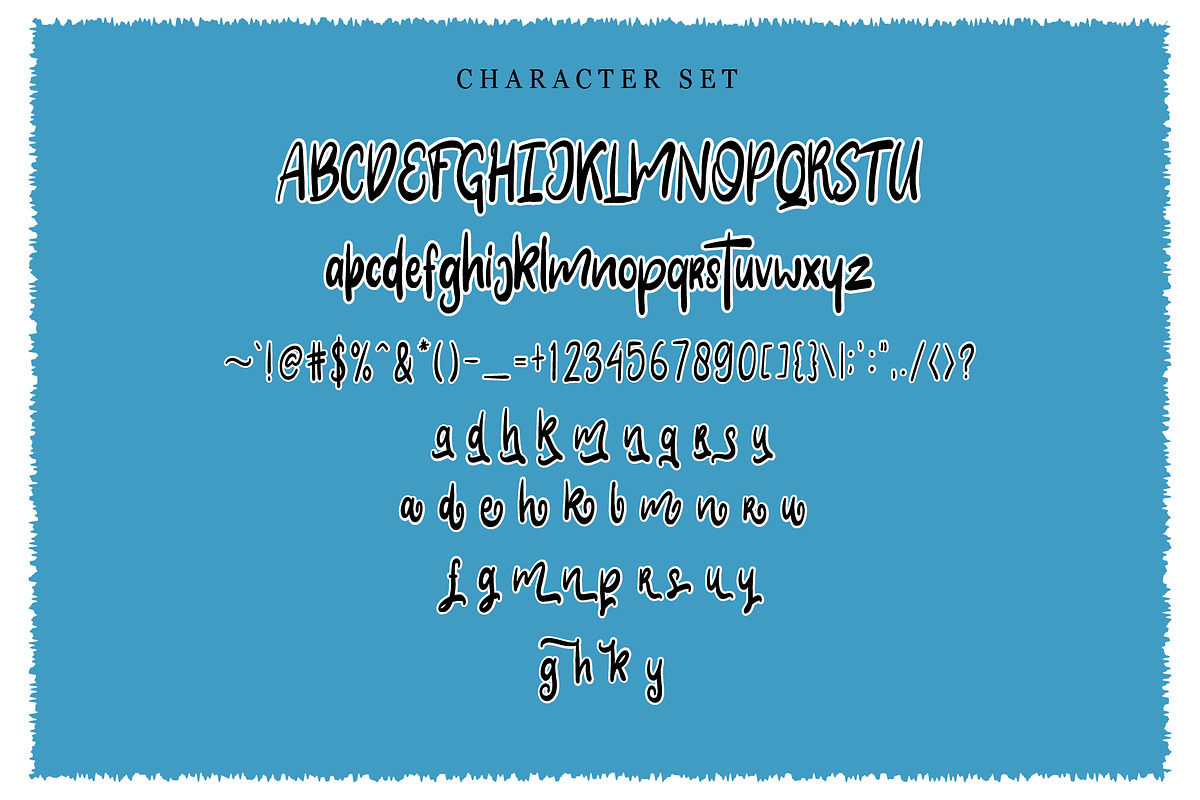 Clarra Layered Fonts preview 5