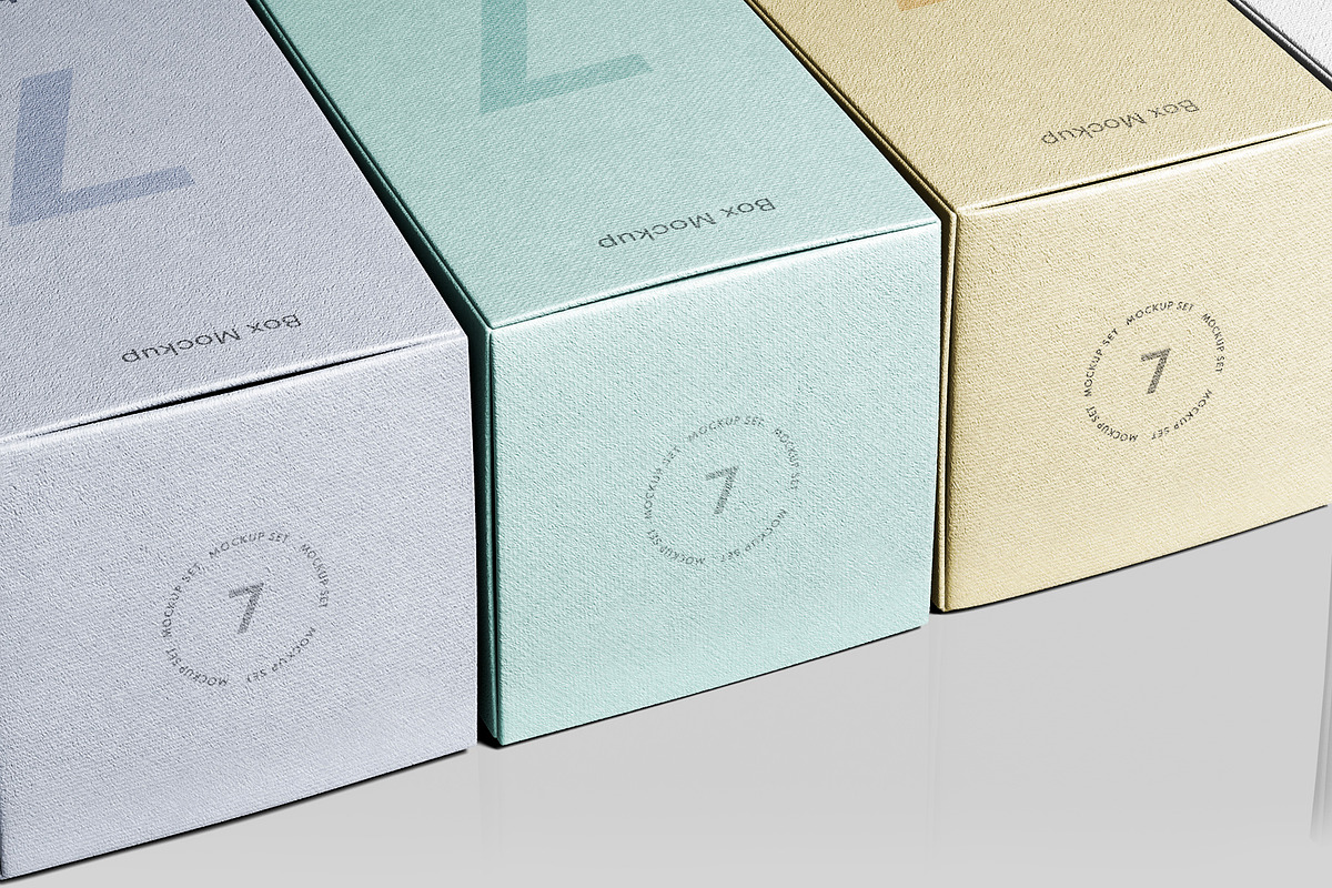 Box Mockup Bundle, a Packaging Mockup by GraphicWave (Photo 7 of 22)