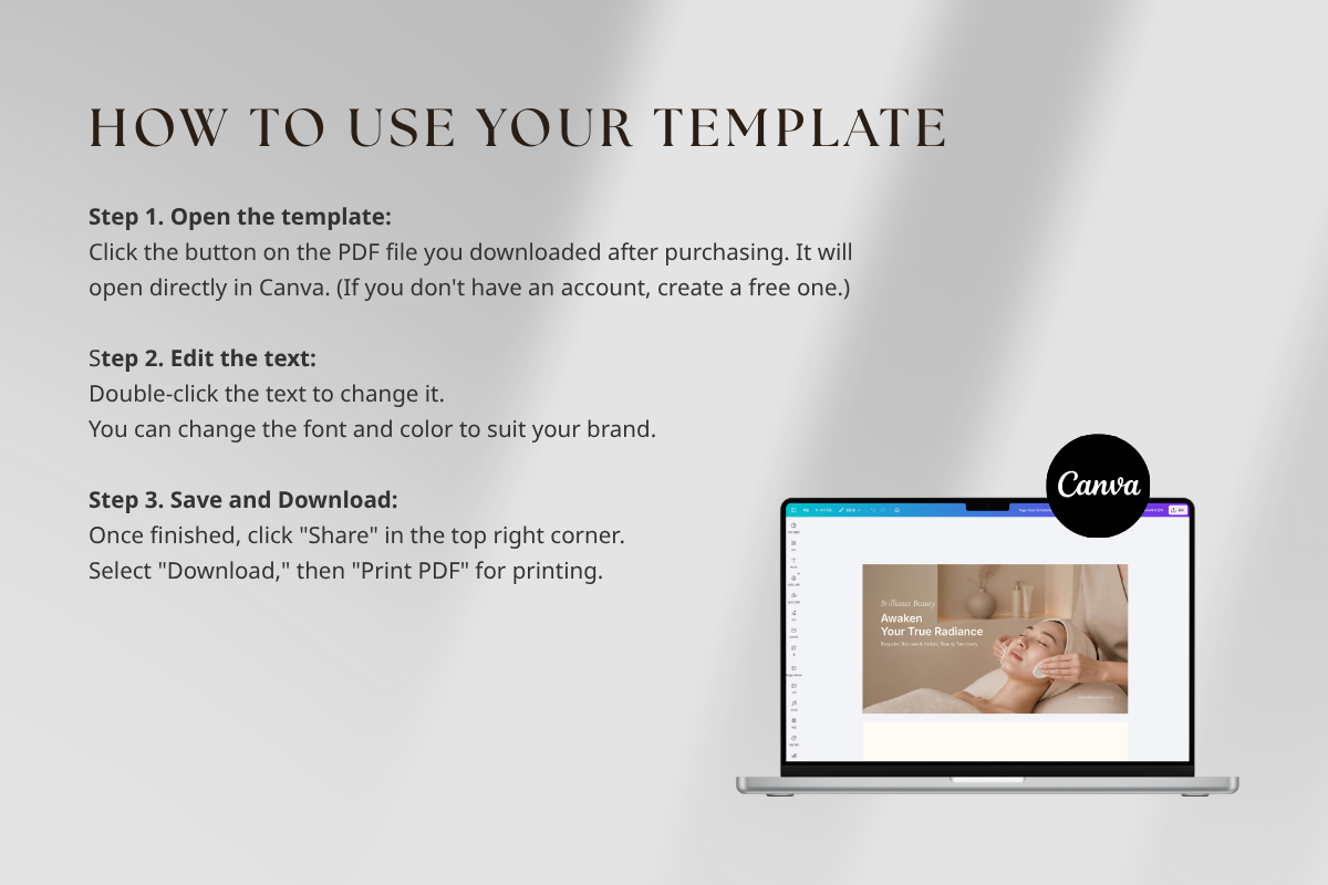 Minimal Beauty Wellness Presentation, a Presentation Template by batang (Photo 4 of 4)