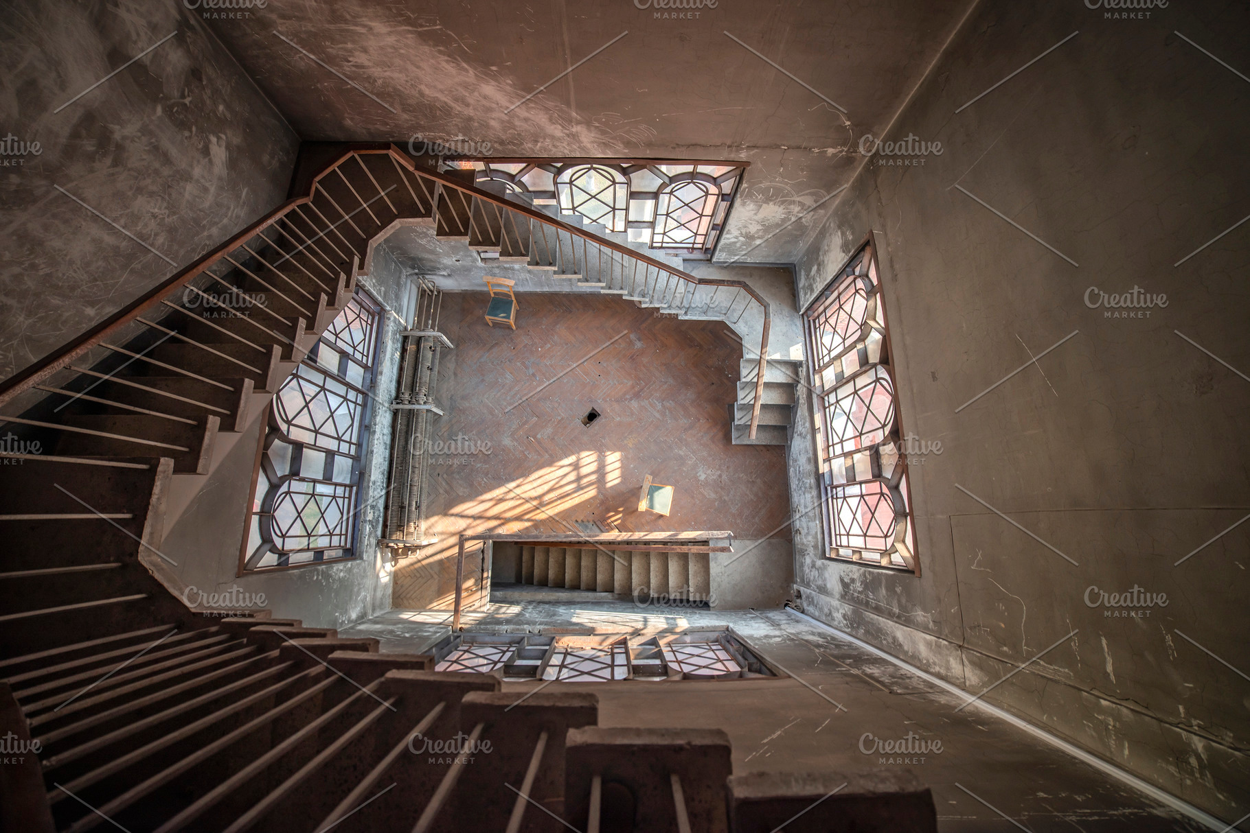 stairs inside the tower in the Church of Saints Simeon and Helen, a Photo by Pictures for you!!!!!!!!!