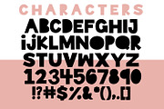 BLOCKED A Hand Lettered Font, a Font by Dansie Design (Thumbnail 6 of 6)
