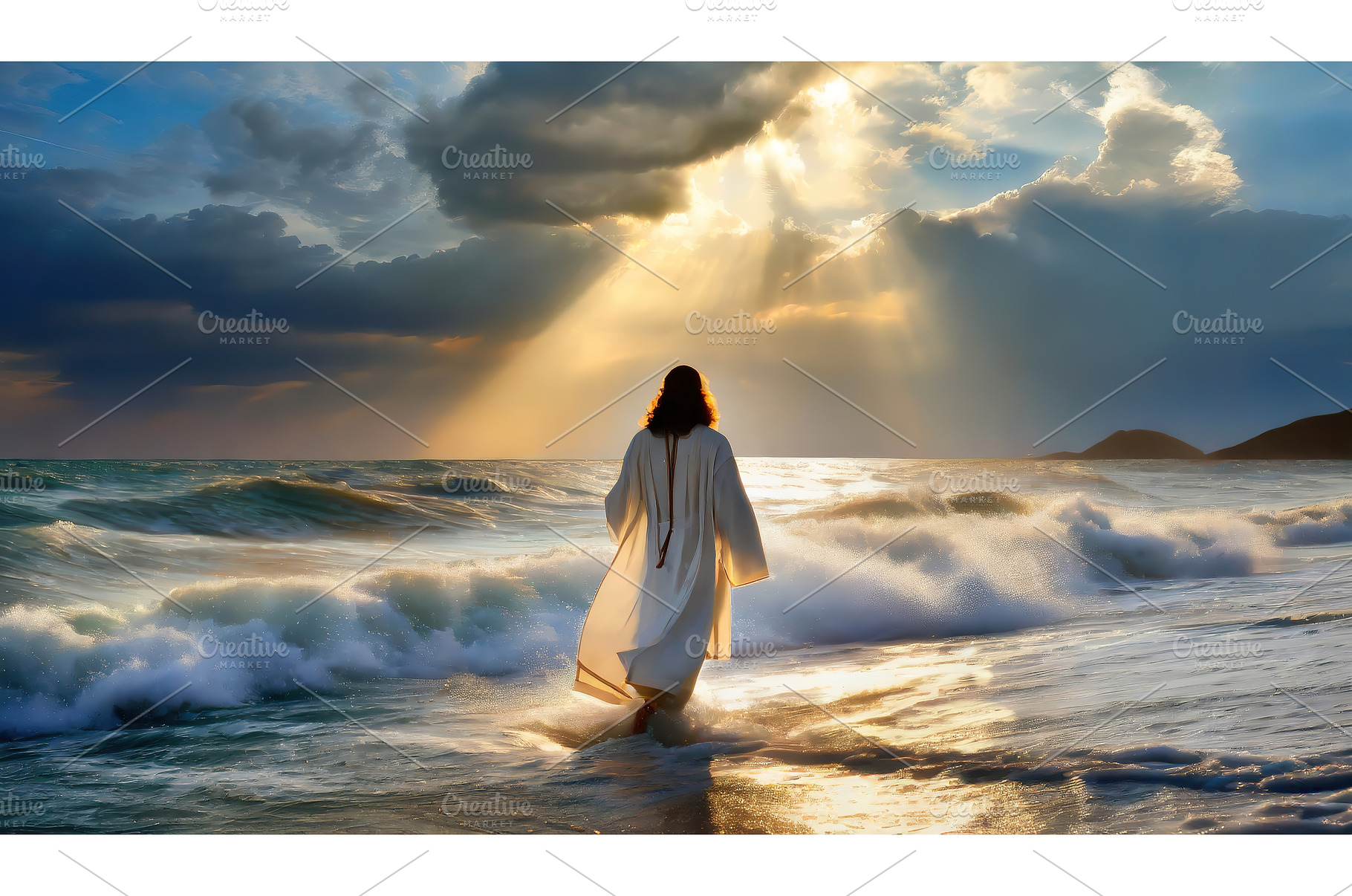 A figure dressed in a white robe, a Nature Photo by Igor Tichonow