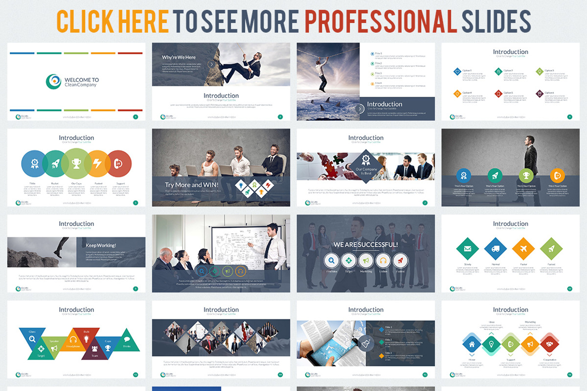 Clean Keynote Presentation, a Presentation Template by ProfessionalSlide (Photo 4 of 4)