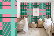 Checkered & Plaid vector patterns, a Pattern Graphic by Carpet Tapete Pretzel (Thumbnail 5 of 13)