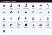 100 Restaurant Service Icons, a Duotone Icon by Symbolic Language (Thumbnail 4 of 5)