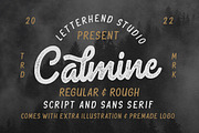 Calmine - Font Duo & Extras, a Font by Letterhend Studio (Thumbnail 1 of 9)