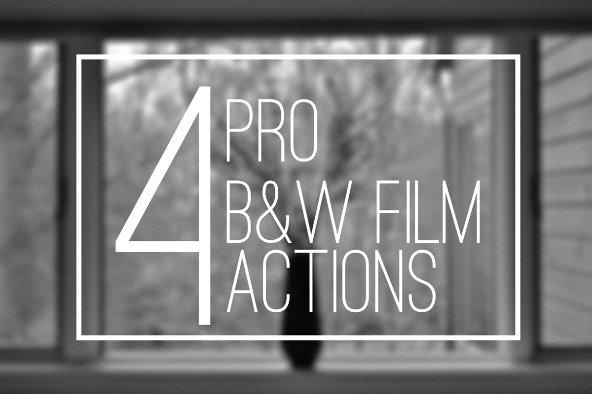 5 B&W Pro Film Actions