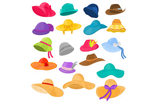 Woman Hat Vector Fashion Clothing