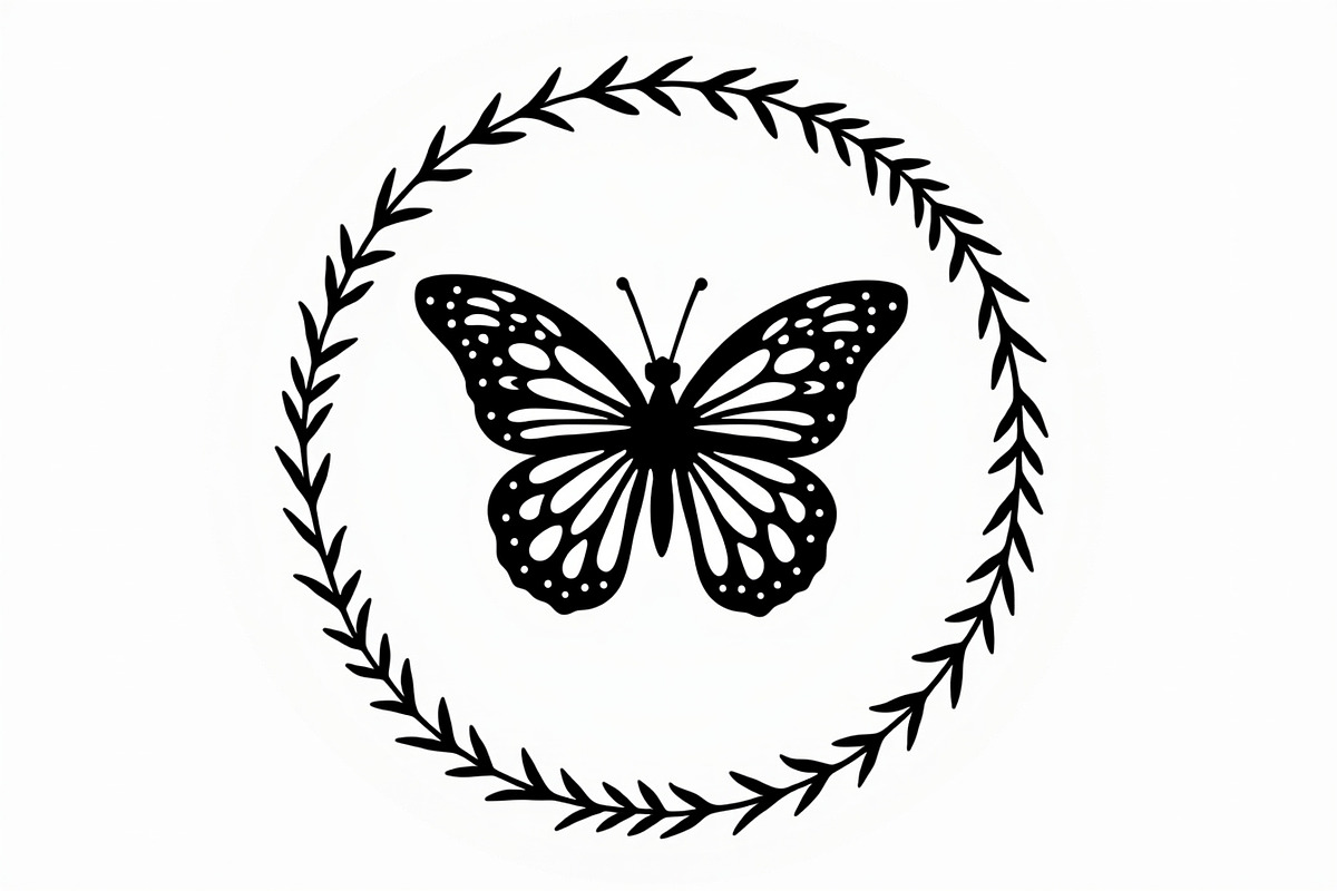 Nature Butterfly Vector Art, an Illustration by balal (Photo 3 of 9)