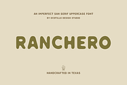 RANCHERO by Ocotillo Design Studio, a Sans Serif Font by Ocotillo Design Studio (Thumbnail 1 of 5)