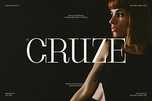 CS Cruze – Editorial Serif Font, a Serif Font by Craft Supply Co.