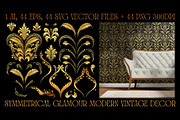 Gold Vintage Glamour Flourishes, an Object Graphic by ilonitta (Thumbnail 4 of 7)