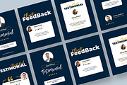 Client Testimonial - Instagram Post, a Social Media Template by UnicodeID (Thumbnail 2 of 5)