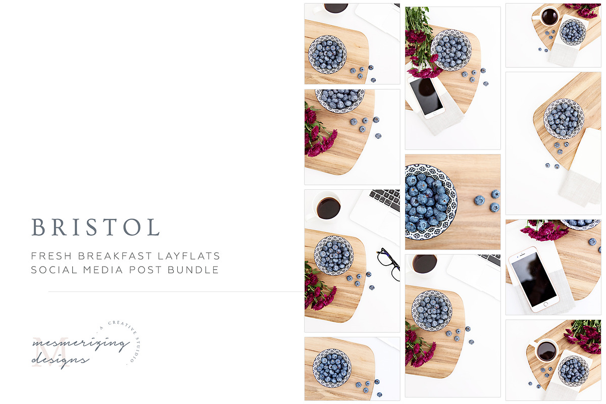 FRESH BREAKFAST LAYFLATS, an iPhone Mockup by Mesmerizing Designs (Photo 1 of 6)