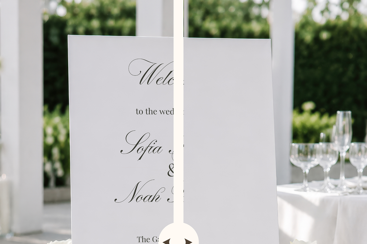 Calla Lily Welcome Sign Mockup, an Advertising Mockup by Serenefeeling (Photo 4 of 6)