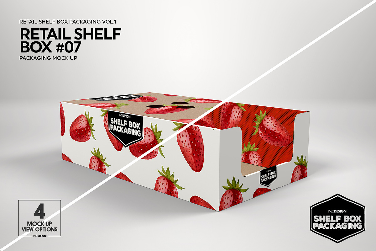Retail Shelf Box Packaging Mockups1, a Packaging Mockup by INCDesign (Photo 21 of 32)
