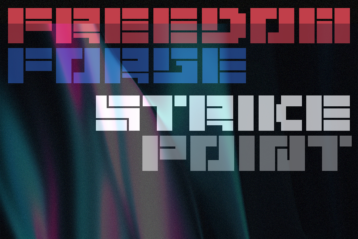 Xpron STENCIL Geo Font, a Sans Serif Font by Erifqizefont (Photo 2 of 10)