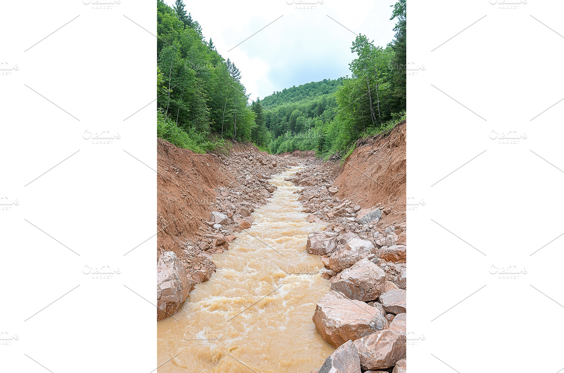 Rocky stream flowing through, an Animal Photo by Lermont51