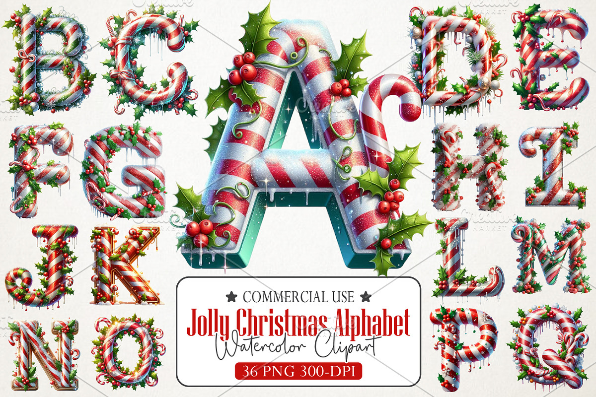 Jolly Christmas Alphabet Magic, an Illustration by RobertsArt (Photo 1 of 7)