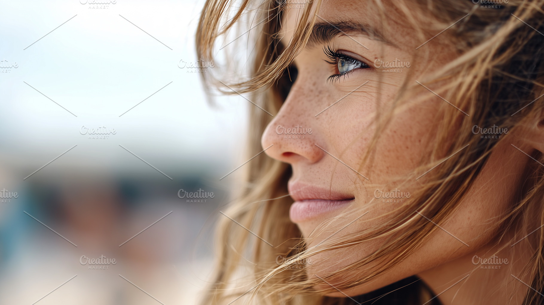 Close up portrait of a young woman, a Person Photo by MistyDay