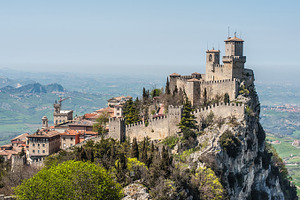 The Guaita fortress is the oldest and the most famous tower in San Marino