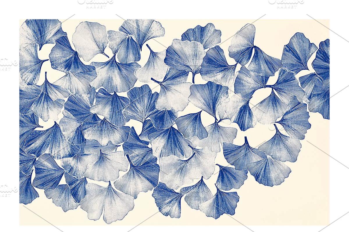 Blik Co. Organic Leaf Patterns, a Texture Illustration by milatovar (Photo 15 of 24)