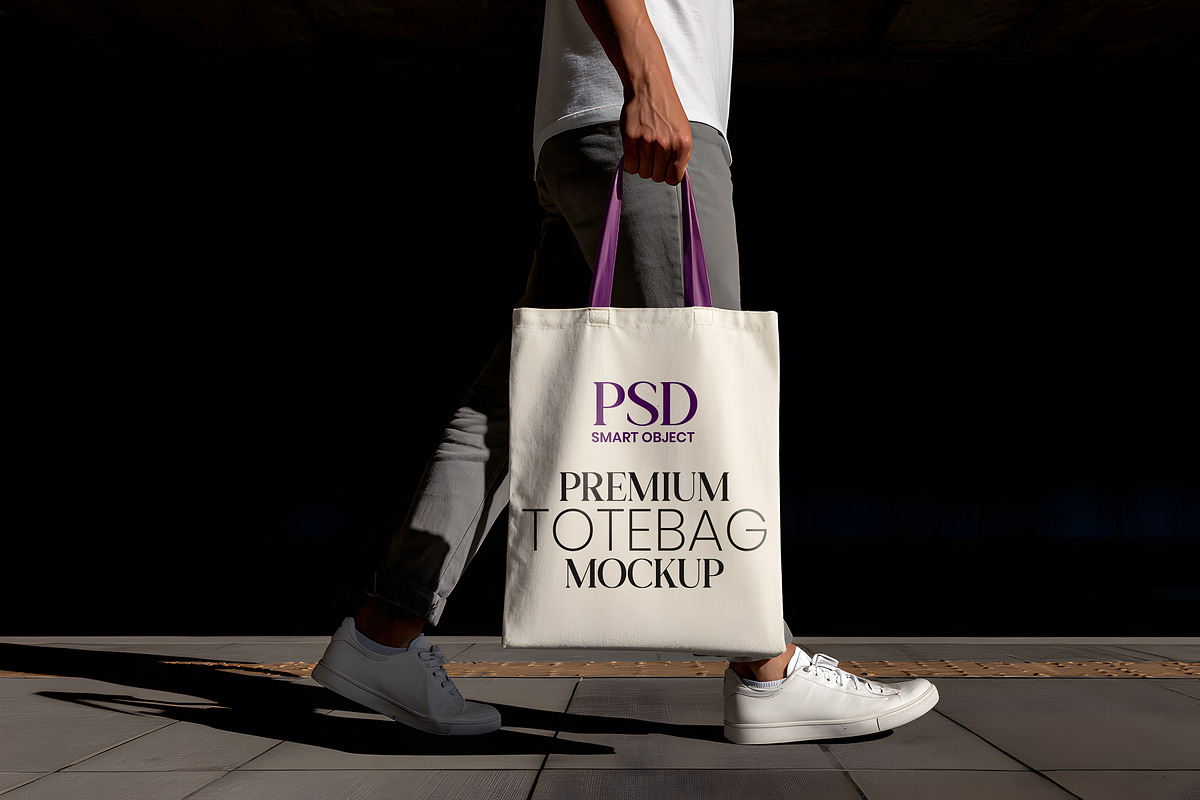 Tote Bag Mockup Bundle, a Product Mockup by GenesisCreativeCo (Photo 6 of 9)