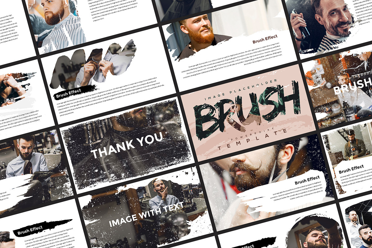Brush Style Presentation, a Presentation Template by Fitra Noor (Photo 1 of 4)